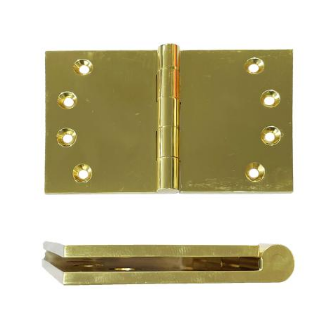Lohala Hinge Brass Wide Throw 100mm x 150mm x 4.0mm - Available in 3 Colours : Brushed Nickel ,Bronze & Polished Brass