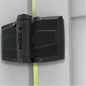 D&D Technologies DD TECH TRUCLOSE S3 MULTI-ADJ HINGE HEAVY DUTY FOR VINYL OR COMPOSITE GATES BLACK & WHITE