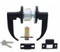 Carbine Australia Newmarket 6000 Cylindrical Vestibule set, 60/70mm backset, C4 Keyed to Differ, Boxed, Matte Black & Brushed chrome