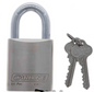 Carbine Australia C50 Brass Padlock, 9.5mm x 30mm x 50mm Moly Shackle, Keyed to Differ ,Keyed Alike KA2 and Keyed Alike KA1 Boxed Single Brushed Chrome