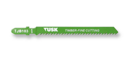 Tusk Heavy Duty Jigsaw Blades for timber -100mm x 6TPI ,100mm x 8TPI  ,100mm x 10TPI ,132mm x 6TPI ,100mm x 21TPI ,100mmx14TPI ,100mm & 100mm x 10TPI BiM T-shank 2pc pack