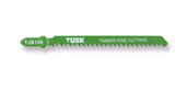 Tusk Heavy Duty Jigsaw Blades for timber -100mm x 6TPI ,100mm x 8TPI  ,100mm x 10TPI ,132mm x 6TPI ,100mm x 21TPI ,100mmx14TPI ,100mm & 100mm x 10TPI BiM T-shank 2pc pack