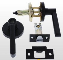 Carbine Australia Empire 8000 Tiebolt  Privacy & Passage set - Ext.Slot Unlocks - Inside Button Locks 60/70mm backset - Stainless Steel ,Matte Black & Satin Nickel