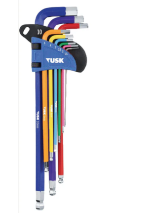Tusk Heavy Duty Hex / Torx Key Set - 8pc ,9pc & 18pc