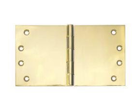 Lohala Hinge Brass Wide Throw 100mm x 175mm x 4.0mm - Available in 3 Colours : Brushed Nickel ,Bronze & Polished Brass