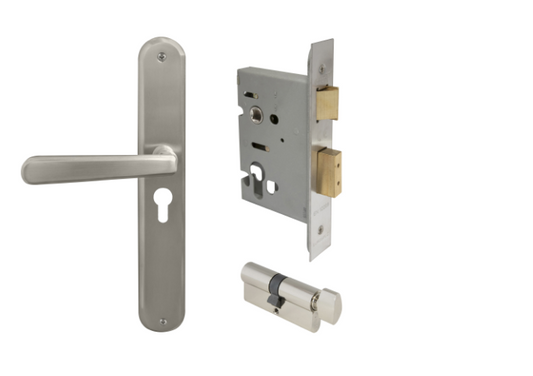 Windsor Premium NZ Villa Longplate Oval Entrance Set E48 Priced Per Set- Available in 13 Colours