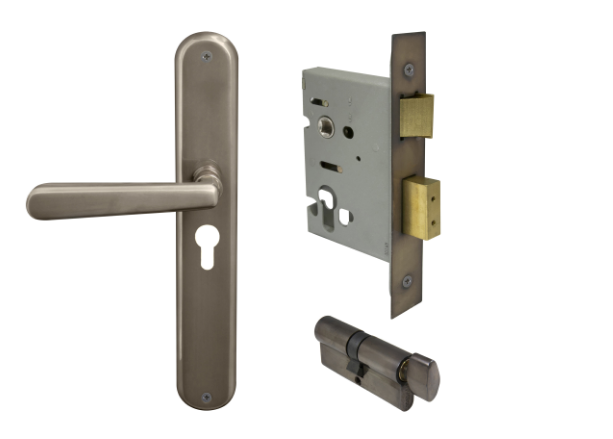 Windsor Premium NZ Villa Longplate Oval Entrance Set E48 Priced Per Set- Available in 13 Colours
