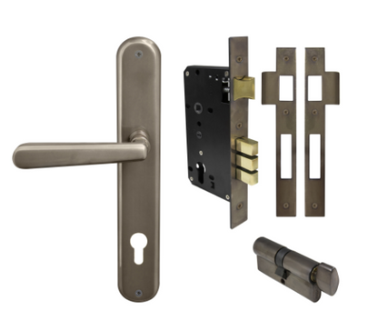 Windsor Premium NZ Villa Longplate Oval Entrance Set E85 Priced Per Set- Available in 13 Colours