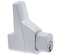 Carbine Australia Showcase Lock - 3 Modes - With 530 Cylinder C4 Keyway -Satin Chrome  and Black
