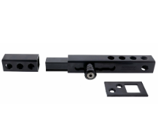 Carbine Australia Sliding Bolt Hasp Model 11mm 215L x 25W - for Use With Padlock Silver