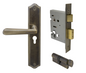 Windsor Premium NZ Villa Longplate Traditional Entrance Set - E48 Priced Per Set- Available in 13 Colours