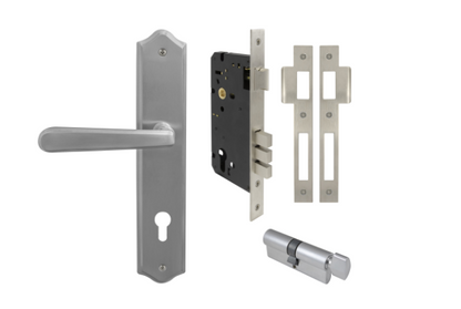 Windsor Premium NZ Villa Longplate Traditional Entrance Set - E85 Priced Per Set- Available in 13 Colours