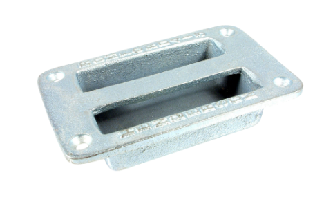 HENDERSON FLUSH PULL HEAVY DUTY HEIGHT 152MM & 133MM ZINC PLATED