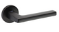 Groel 117 Log Gic Round Door Handle Dummy Right Handle Finish Available In 4 Colours :  Brushed Satin Chrome ,Black ,Satin Brass ,Inox Tech