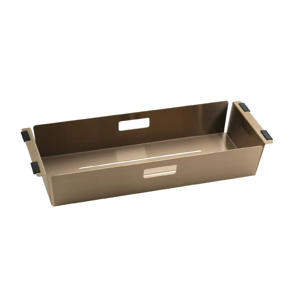 MERCER AURORA COLANDER IN 4 COLOURS - GUN METAL, BLACK. COPPER, BRASS.