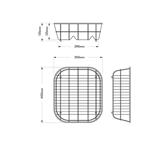 MERCER AD175 DISH RACK STAINLESS STEEL