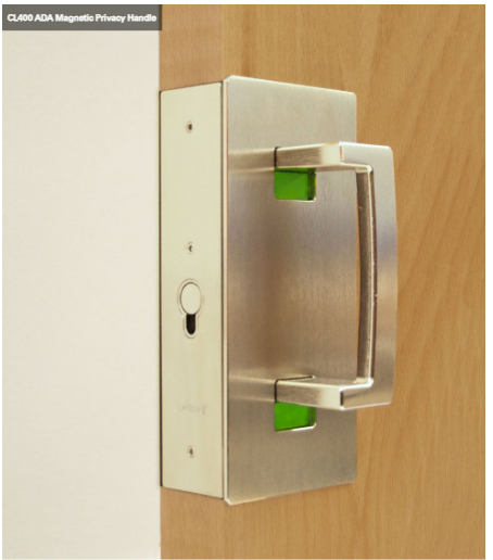 Cavity Slider for Doors Cavilock CL406 ADA Privacy Left Handle Snib Right Handle Blank  46-52mm - Available in 6 Colours :  Bright Chrome ,Satin Chrome, Oil Rubbed Bronze ,Satin Nickel, Matte Black ,Custom Finish