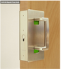 Cavity Slider for Doors Cavilock CL406 ADA BI-Parting Set Privacy Right Handle Snib Left Handle Emergency 40-46mm -Available in 6 Colours :  Bright Chrome ,Satin Chrome, Oil Rubbed Bronze ,Satin Nickel, Matte Black ,Custom Finish