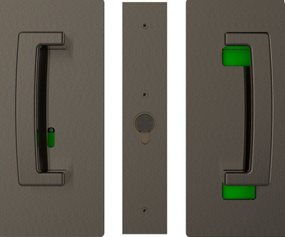 Cavity Slider for Doors Cavilock CL406 ADA BI-Parting Set Privacy Right Handle Snib Left Handle Emergency 40-46mm -Available in 6 Colours :  Bright Chrome ,Satin Chrome, Oil Rubbed Bronze ,Satin Nickel, Matte Black ,Custom Finish