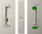 Cavity Slider for Doors Cavilock CL406 ADA BI-Parting Set Privacy Right Handle Snib Left Handle Emergency 40-46mm -Available in 6 Colours :  Bright Chrome ,Satin Chrome, Oil Rubbed Bronze ,Satin Nickel, Matte Black ,Custom Finish