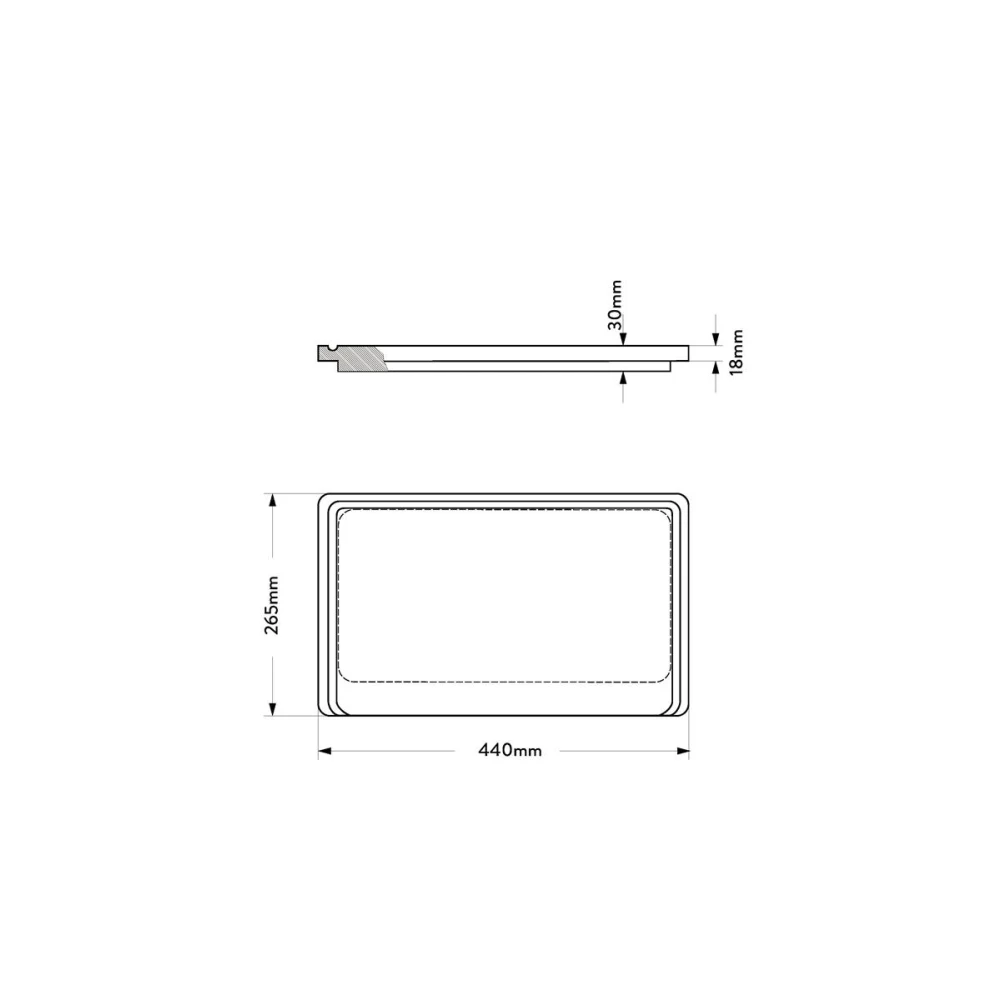 MERCER AF143 WOODEN CHOPPING BOARD FOR DC/DV/EE