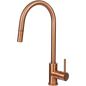 MERCER AM015 LISBON GOOSENECK PULLOUT MIXER COPPER PVD
