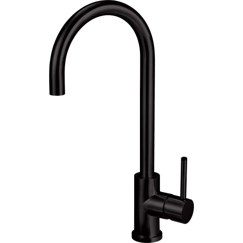MERCER AM022 PORTO GOOSENECK MIXER BLACK PVD