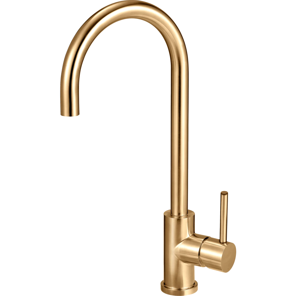MERCER AURORA PORTO  GOOSENECK MIXER STAINLESS STEEL AND 4 COLOURS AVAILABLE