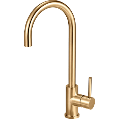 MERCER AM027 PORTO GOOSENECK MIXER BRASS PVD