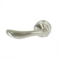 MILES NELSON DOOR HANDLES MILANO RANGE SATIN NICKEL FINISH ANZIO LEFT HAND AND RIGHT HAND DUMMY SET 55MM ROUND ROSE (SINGLE) INCLUDES TAYLOR SPINDLE
