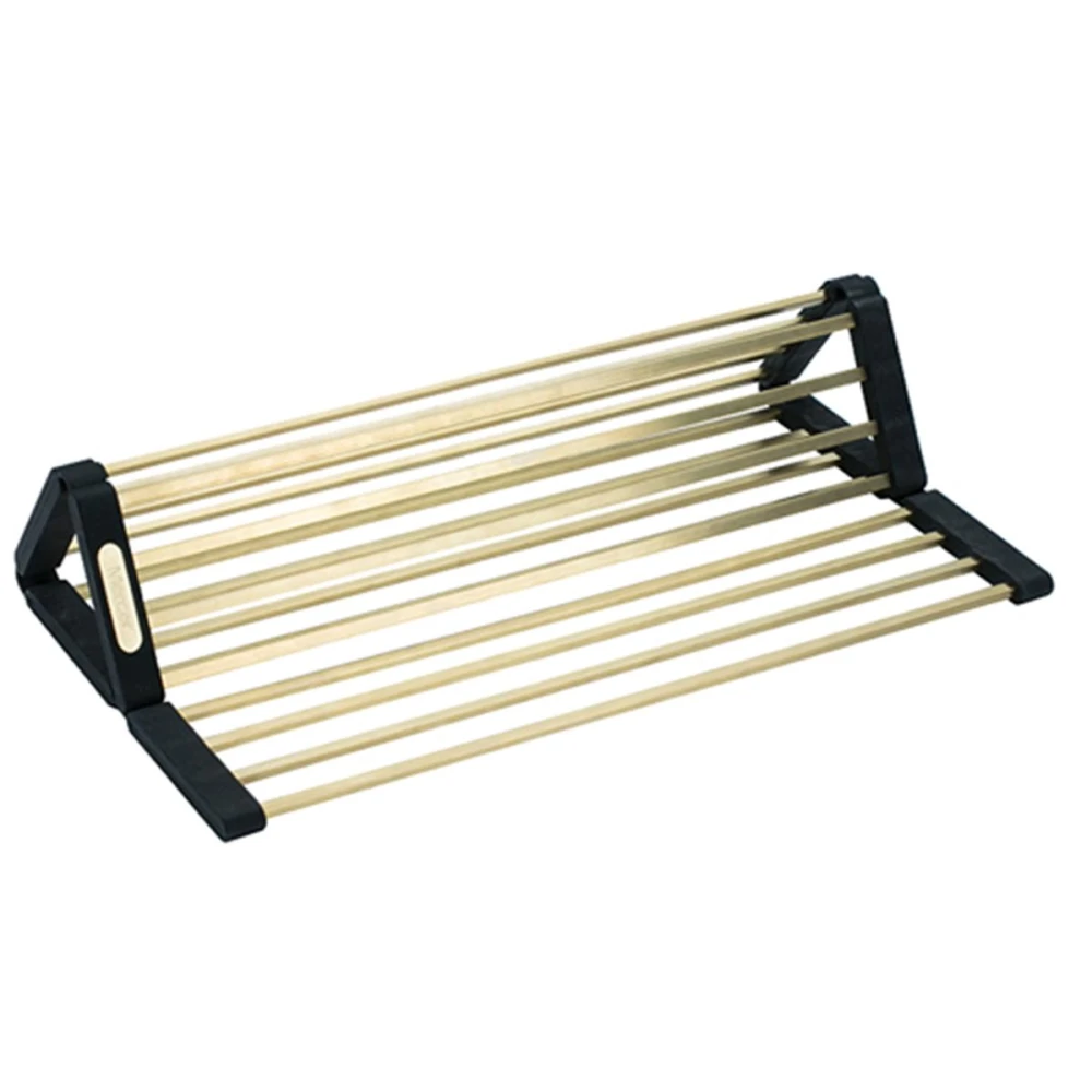 MERCER AURORA FOLDING MAT IN 5 COLOURS - STAINLESS STEEL, GUN METAL, BLACK. COPPER, BRASS.