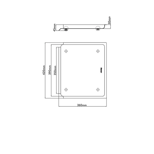 MERCER AT021 DRAINING TRAY STAINLSS STEEL