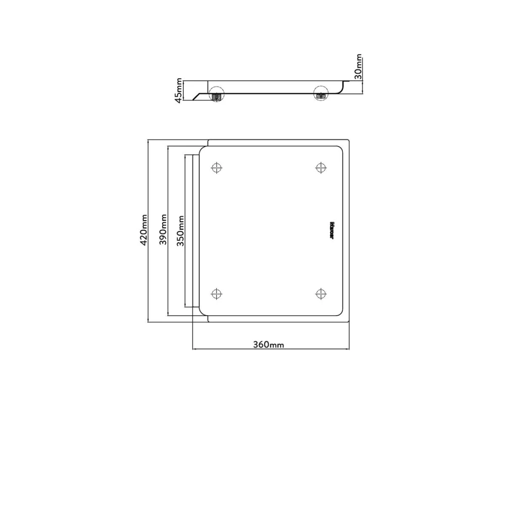 MERCER AURORA DRAINING TRAY  IN 4 COLOURS - GUN METAL, BLACK. COPPER, BRASS.