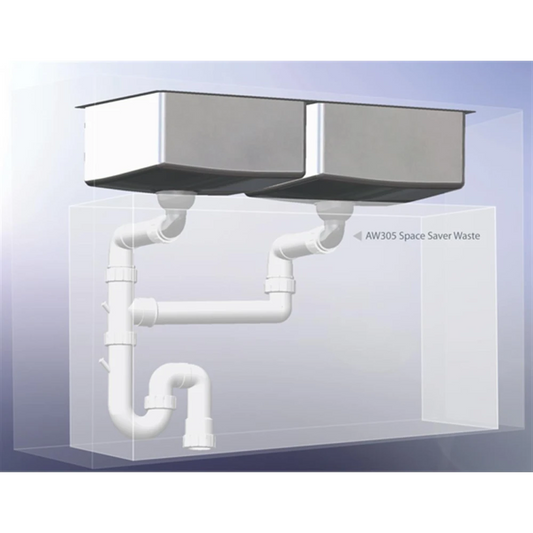 MERCER AW305 ROUND DC WASTE SPACE SAVER