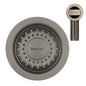 MERCER AURORA WASTE RECTANGLE AND ROUND WITH OVERFLOW  IN 4 COLOURS - GUN METAL, BLACK,COPPER, BRASS.