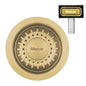 MERCER AURORA WASTE RECTANGLE AND ROUND WITH OVERFLOW  IN 4 COLOURS - GUN METAL, BLACK,COPPER, BRASS.