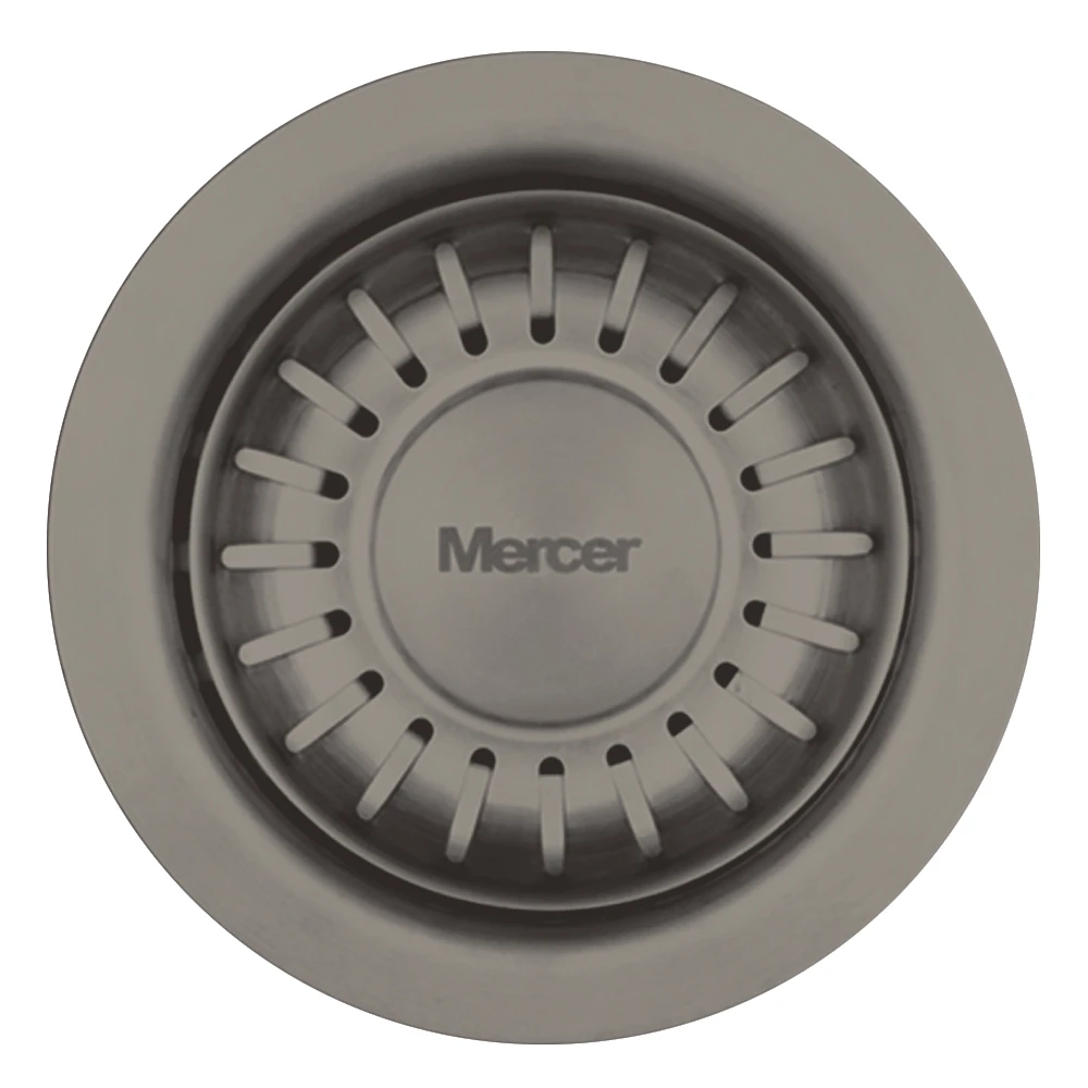 MERCER AURORA WASTE WITH OUT OVERFLOW  IN 4 COLOURS - GUN METAL, BLACK. COPPER, BRASS.