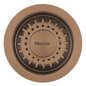 MERCER AURORA WASTE WITH OUT OVERFLOW  IN 4 COLOURS - GUN METAL, BLACK. COPPER, BRASS.