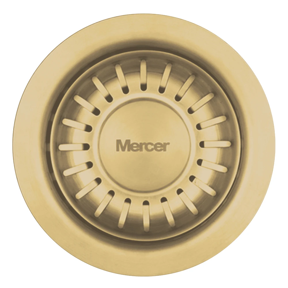 MERCER AURORA WASTE WITH OUT OVERFLOW  IN 4 COLOURS - GUN METAL, BLACK. COPPER, BRASS.