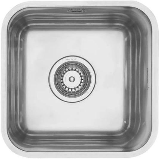MERCER EC104 ARIA SINGLE BOWL TOP AND UNDER MOUNT WITH & WITHOUT OVERFLOW 304 & 316