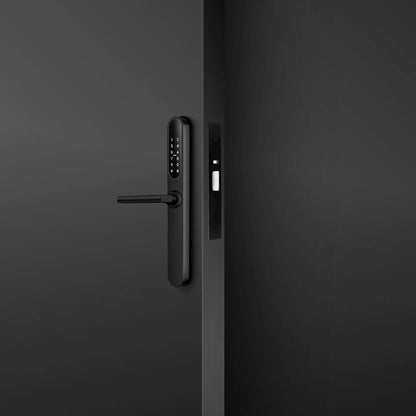 MILES NELSON ENTRANCE DOOR D-LOCK MN7000SS DIGITAL LOCK WITH MNC2200EP SATIN CHROME AND MATT BLACK WITH 29MM BACKSET MORTICE LOCK