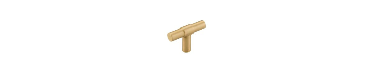 Iver Helsinki T Cabinet Pull  Brushed Brass, Brushed Chrome, Brushed Gold PVD, Matt Black, Polished Chrome, Satin Nickel & Signature Brass