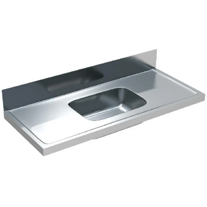 MERCER C2-600 CLASSICLINE SINK BENCH  90MM WASTE WITH OVERFLOW