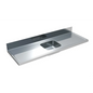 MERCER CLASSICLINE STAINLESS STEEL 600 SERIES C5-600 825X600 CABINET MOUNT BENCH 304 90MM WASTE WITH OVERFLOW