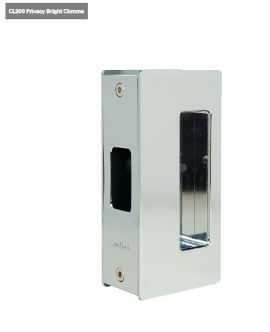 Cavity Slider for Doors CaviLock CL205 Privacy Snib Emergency 40-46mm - Available in 6 Colours :  Bright Chrome ,Custom Finish ,Matte Black ,Oil Rubbed Bronze ,Satin Chrome ,Satin Nickel