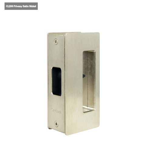 Cavity Slider for Doors CaviLock CL205 Privacy Snib Both Sides 40-46mm - Available in 6 Colours :  Bright Chrome ,Custom Finish ,Matte Black ,Oil Rubbed Bronze ,Satin Chrome ,Satin Nickel