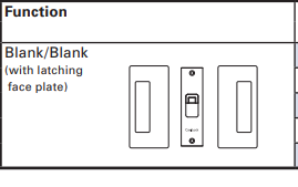 Cavity Slider for Doors CaviLock CL205 Bi Parting Mate 33-40mm - Available in 6 Colours :  Bright Chrome ,Satin Chrome, Oil Rubbed Bronze ,Satin Nickel, Custom Finish & Matte Black