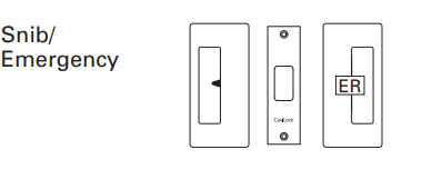 Cavity Slider for Doors CaviLock CL205 Privacy Snib Emergency 33-40mm - Available in 6 Colours :  Bright Chrome ,Custom Finish ,Matte Black ,Oil Rubbed Bronze ,Satin Chrome ,Satin Nickel