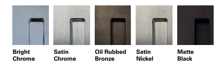 Cavity Slider for Doors CaviLock CL400 Privacy Left Handle Snib Right Handle Blank 40-46mm - Available in 6 Colours :  Bright Chrome ,Satin Chrome, Oil Rubbed Bronze ,Satin Nickel, Matte Black ,Custom Finish