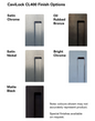 Cavity Slider for Doors CaviLock CL400 Privacy Left Handle Snib Right Handle Emergency 34-40mm - Available in 6 Colours :  Bright Chrome ,Satin Chrome, Oil Rubbed Bronze ,Satin Nickel, Matte Black,Custom Finish